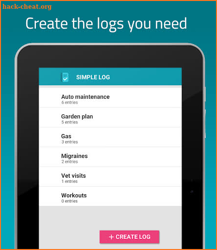 Simple Log screenshot