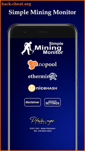 Simple Mining Monitor screenshot