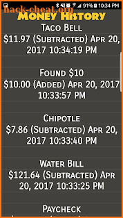 Simple Money Tracker Pro screenshot
