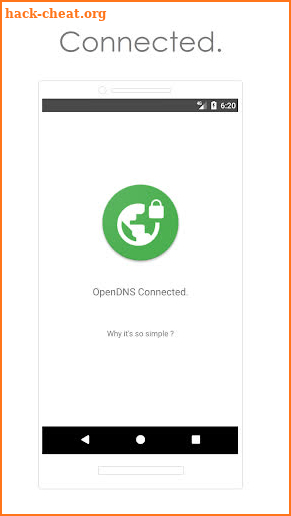 Simple Net : OpenDNS Connector (No Root Required) screenshot
