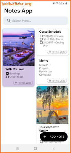 Simple Note App screenshot