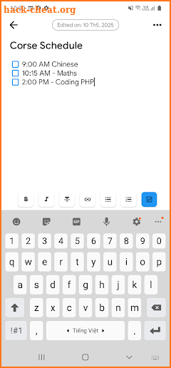 Simple Note App screenshot