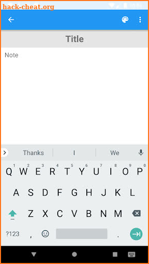 Simple note for android screenshot
