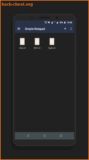Simple Notepad for android - Fast notes screenshot