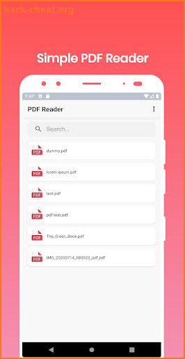 Simple PDF Reader screenshot