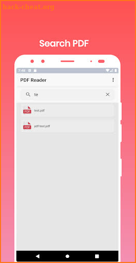Simple PDF Reader screenshot