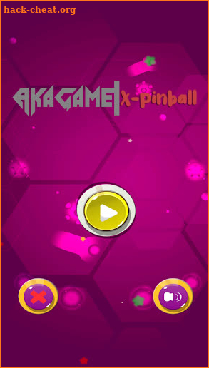 Simple pinball game screenshot