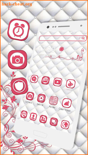 Simple Pink & White Business Theme😎✌ screenshot