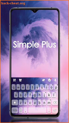 Simple Plus Keyboard Background screenshot