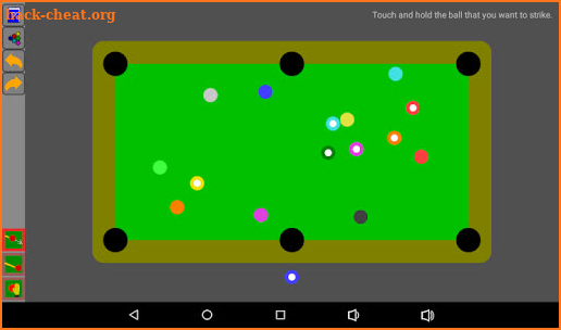 Simple Pool Table Simulator screenshot