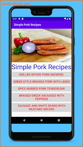 Simple Pork Recipes screenshot