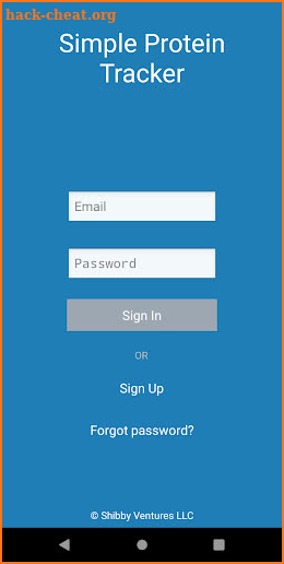 Simple Protein Tracker screenshot