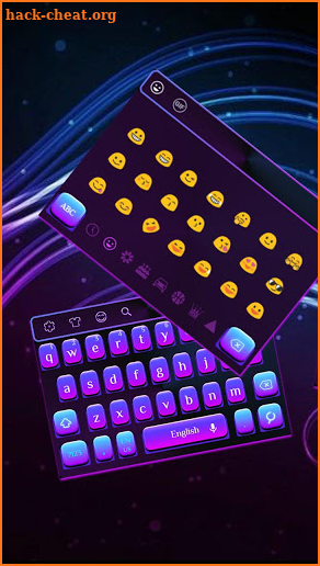 Simple Purple Light Keyboard screenshot