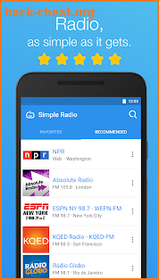 Simple Radio - Free Live FM AM screenshot