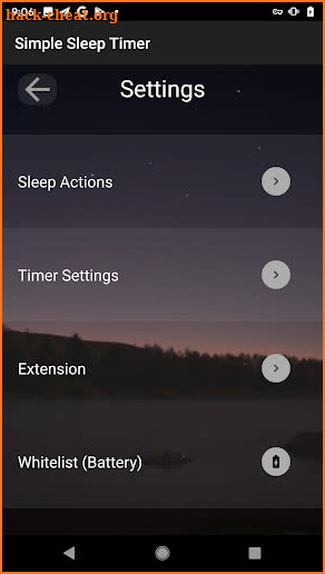 Simple Sleep Timer - Fall Asleep Soundly screenshot