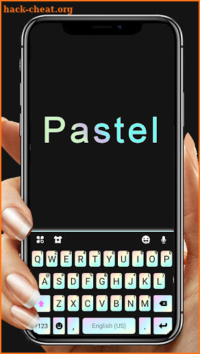 Simple Soft Pastel Keyboard Theme screenshot