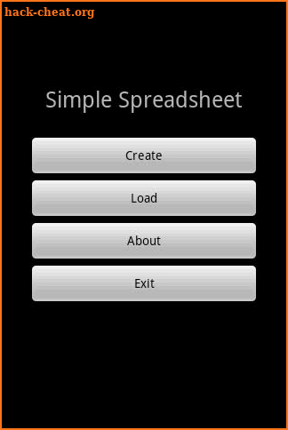 Simple Spreadsheet (free/ads) screenshot