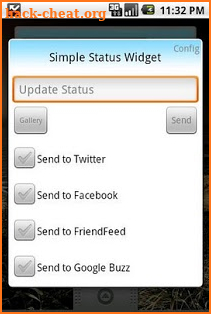 Simple Status Widget screenshot