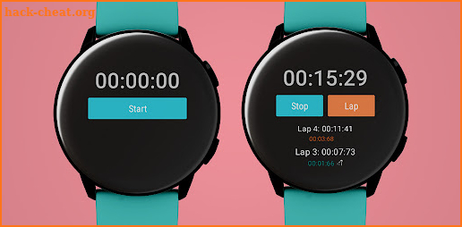 Simple Stopwatch (Wear OS) screenshot