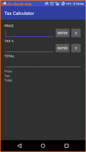 Simple Tax Calculator screenshot