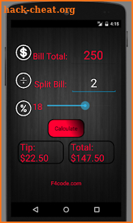 Simple Tip Calculator screenshot