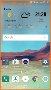 Simple weather & clock widget (No ads) screenshot