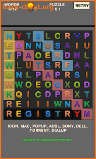 Simple Word Search Puzzle screenshot
