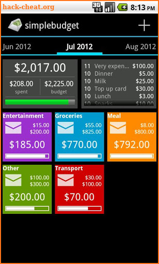 SimpleBudget (Envelope Budget) screenshot