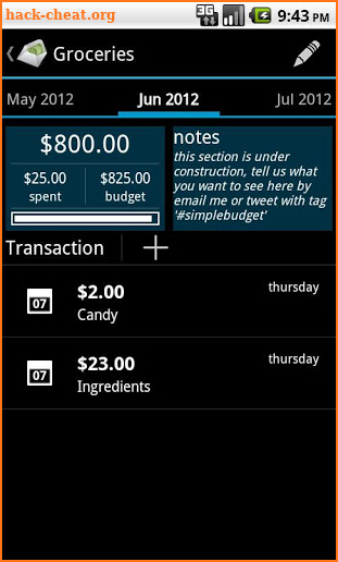 SimpleBudget (Envelope Budget) screenshot