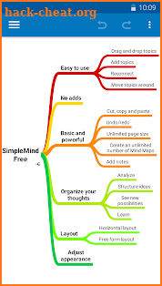 SimpleMind Free - Intuitive Mind Mapping screenshot