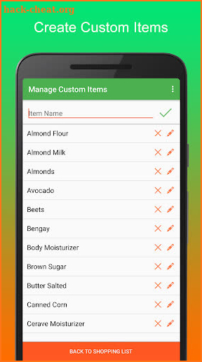 Simplest Shopping List Pro screenshot