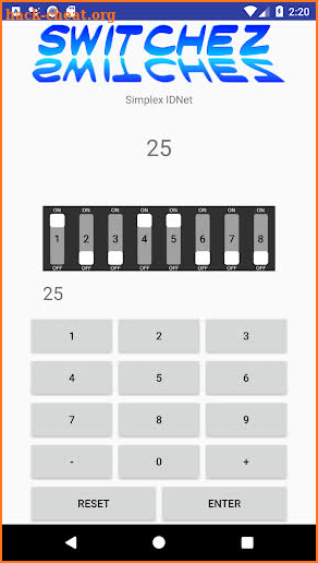 Simplex and Bosch Dipswitch utility - Switchez screenshot