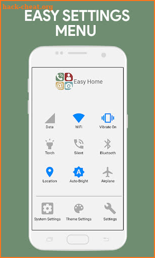 Simplified Home Screen - Launcher and Easy Icons screenshot
