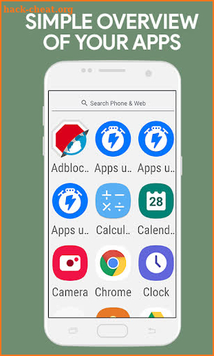 Simplified Home Screen - Launcher and Easy Icons screenshot