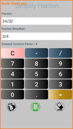 Simplify Fractions screenshot