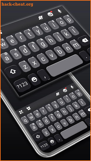 Simply Black Keyboard Theme screenshot