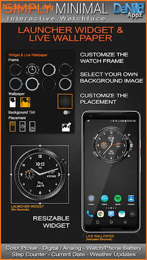 Simply Minimal HD Watch Face screenshot