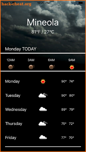 Simply Weather App screenshot