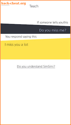 SimSimi screenshot