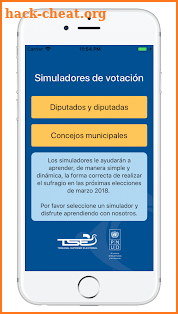 Simuladores Elecciones 2018 screenshot