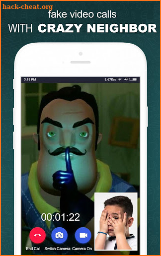 Simulation Video Call Neighbor Prank screenshot