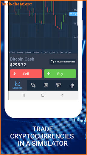 Simulator — Cryptocurrency trading screenshot
