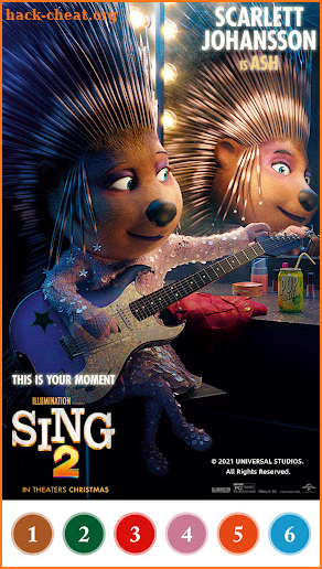 SING 2 Color-Paint by Number screenshot