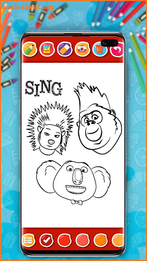 Sing 2 Game Coloring Book screenshot