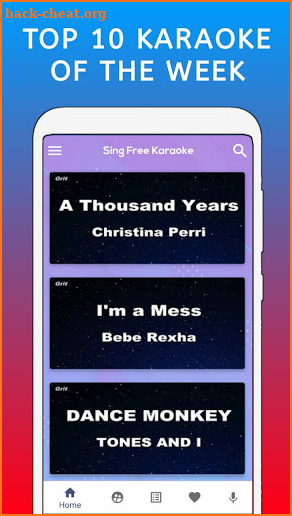 Sing Free Karaoke - Sing & Record All Free Karaoke screenshot