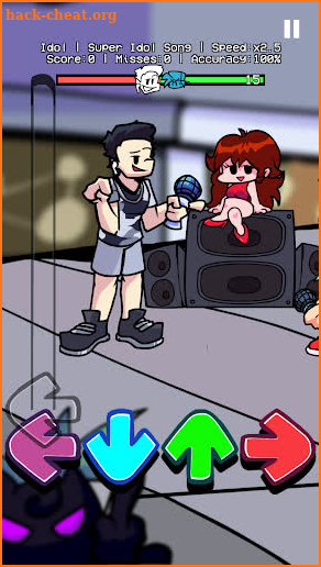 Sing With Super Idol - FNF mod screenshot