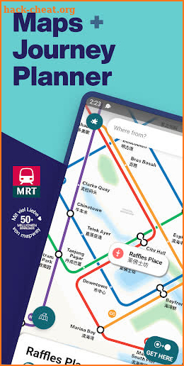 Singapore Metro Map & Planner screenshot