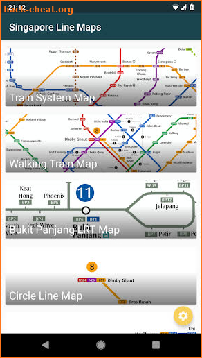 Singapore Train Map (Offline) screenshot