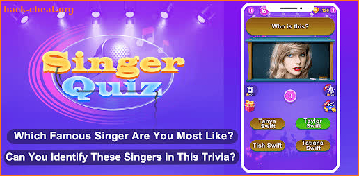 Singer Quiz screenshot