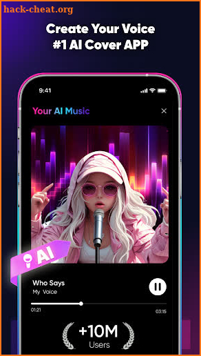 SingUp Music: AI Cover Songs screenshot